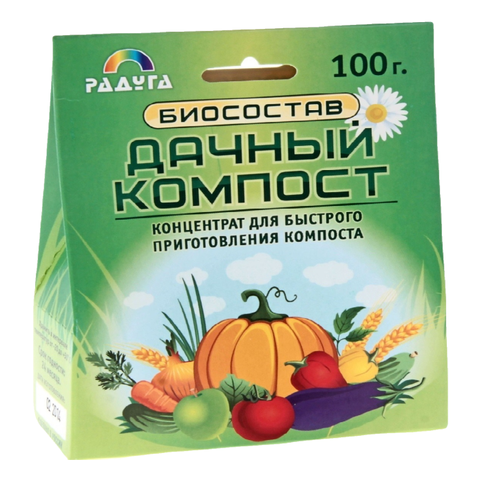 Биосостав "Дачный компост" 100 г. купить в интернет-магазине Гростер по ...